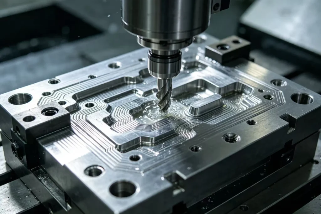 CNC machining center for mold and die manufacturing
