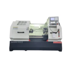 ZCIT CK6163 heavy duty flat bed CNC lathe machine 25 inch swing 40 inch distance with FANUC CNC system and 6 station tool post