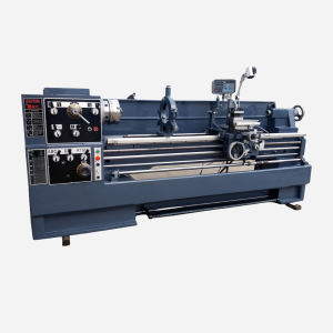 C6256 conventional lathe with 80mm spindle bore and precision-ground bedways