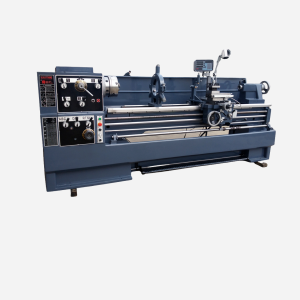 C6266E conventional lathe with 105mm spindle bore and precision-ground bedways