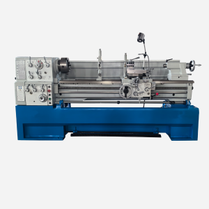 CD6251 conventional lathe with 80mm spindle bore and precision-ground bedways