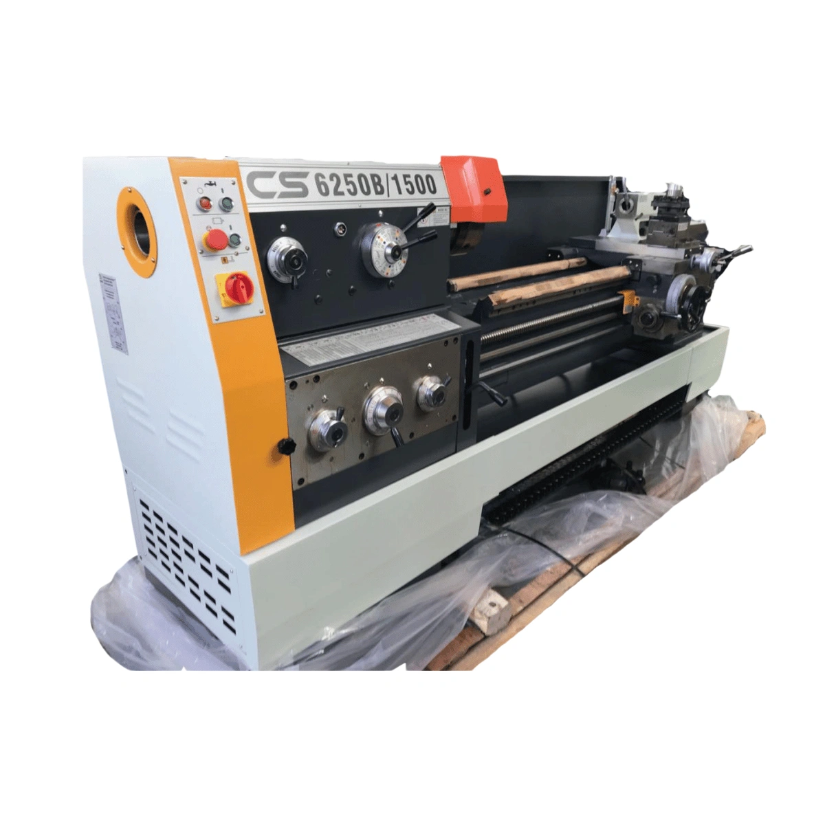 BOCHI CS6250C heavy duty conventional lathe machine 105mm large spindle bore metal turning
