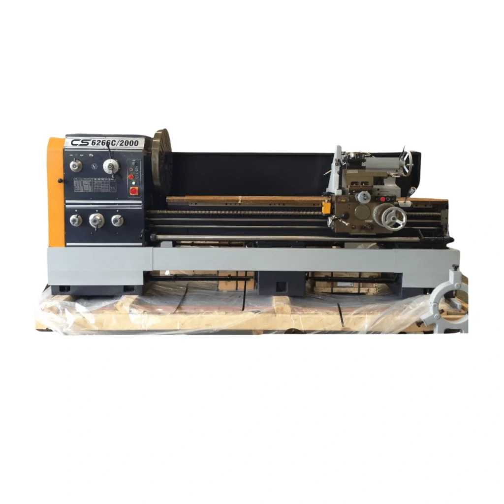 BOCHI CS6266C heavy duty conventional lathe machine 105mm large spindle bore metal turning