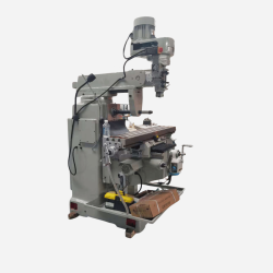 NO.4 turret milling machine with horizontal head for vertical and horizontal milling