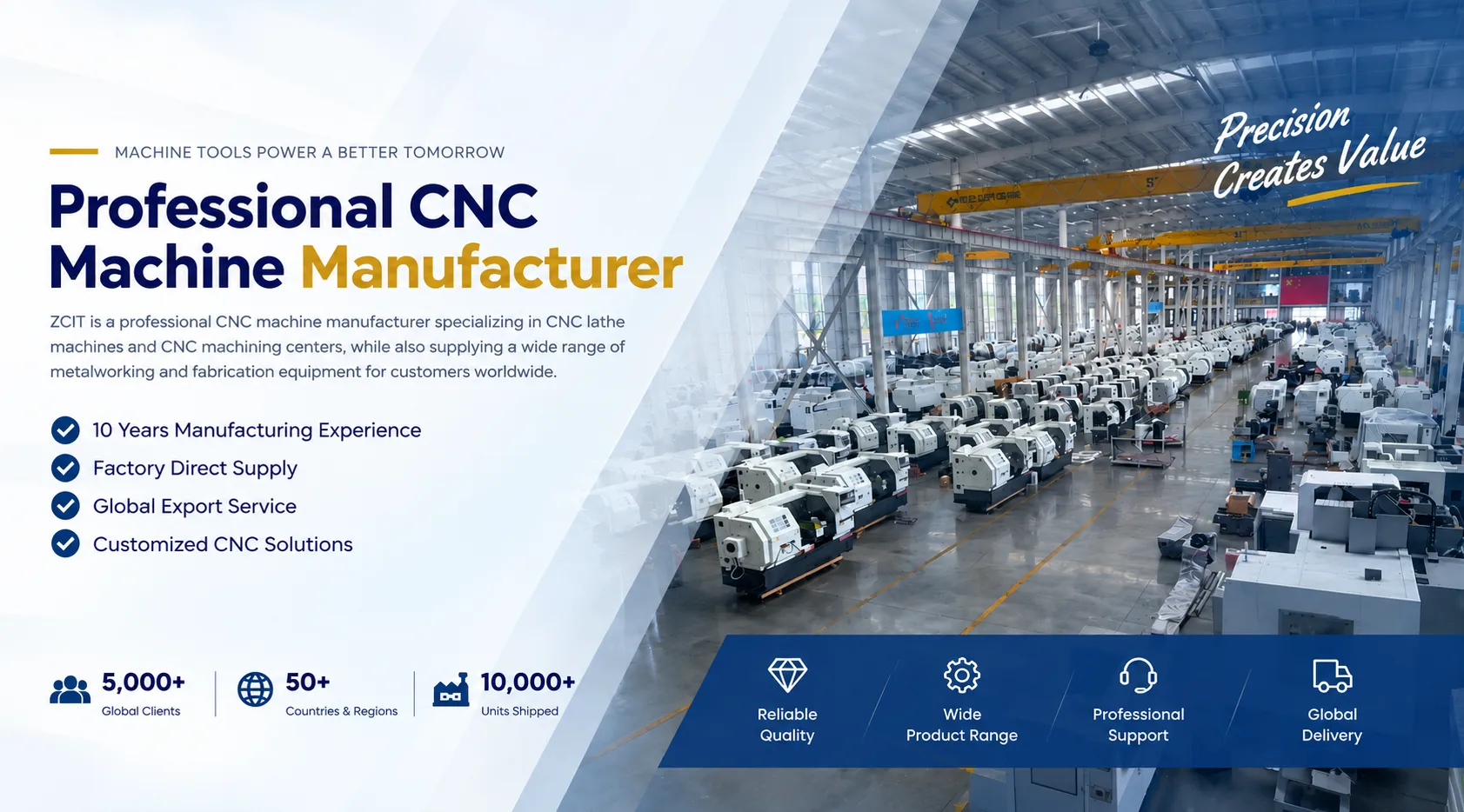 Professional CNC machine manufacturer and factory